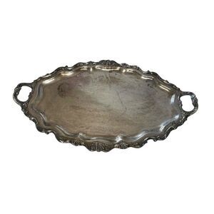 Vintage Wallace Baroque Footed Large Serving Tray 1200F
